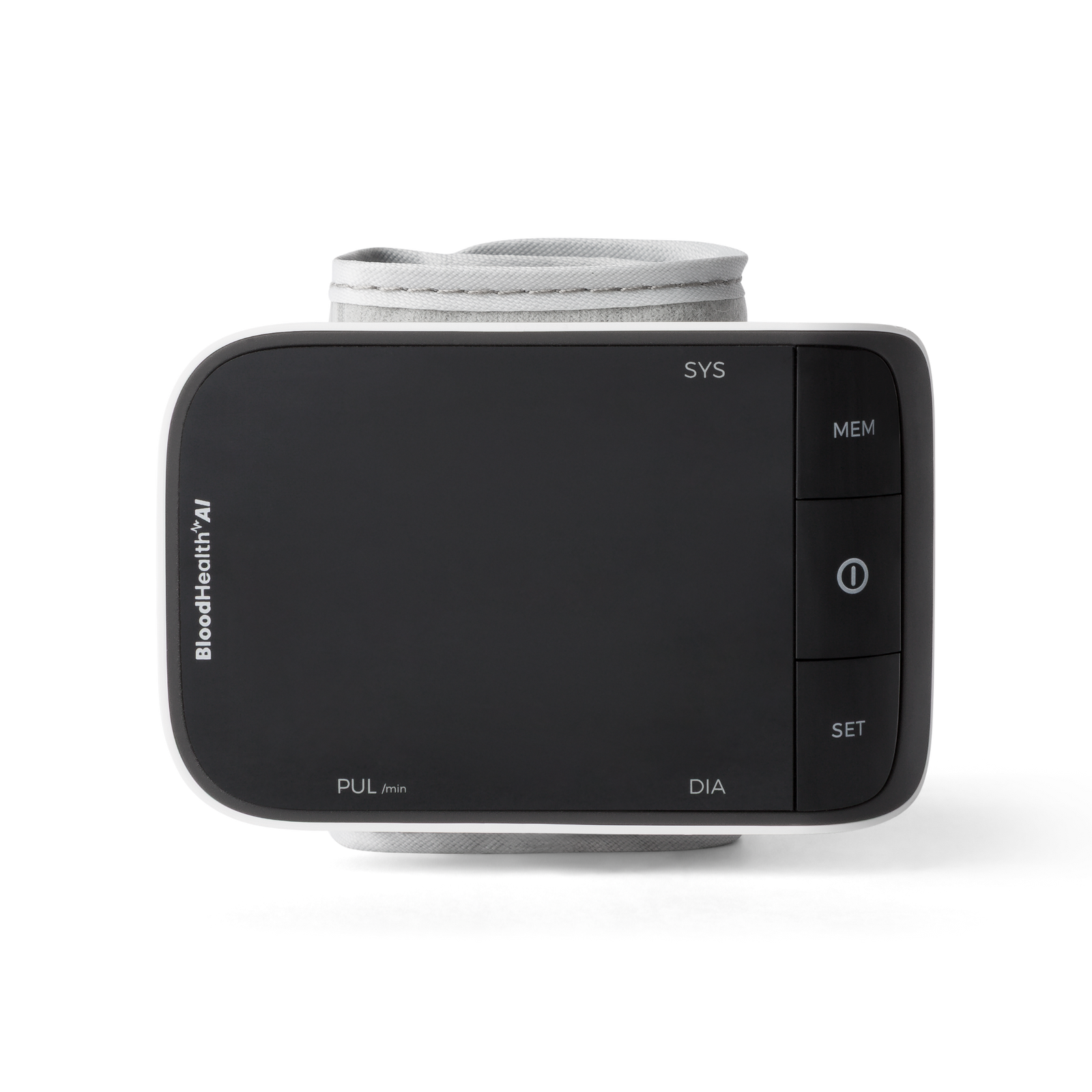 Blood Health AI wrist blood pressure monitor, angle 1 of 4
